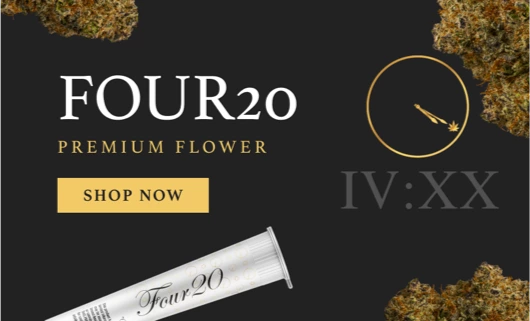 Four20 Premium Flower Mobile Banner