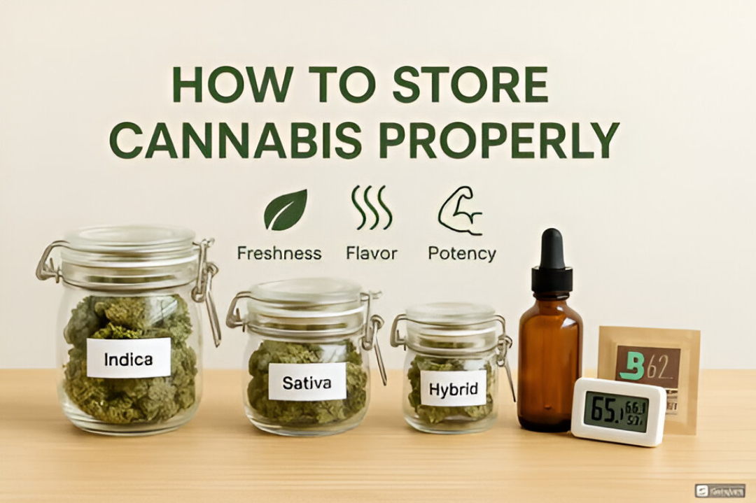 How to Store Cannabis Properly: Freshness, Flavor & Potency Tips